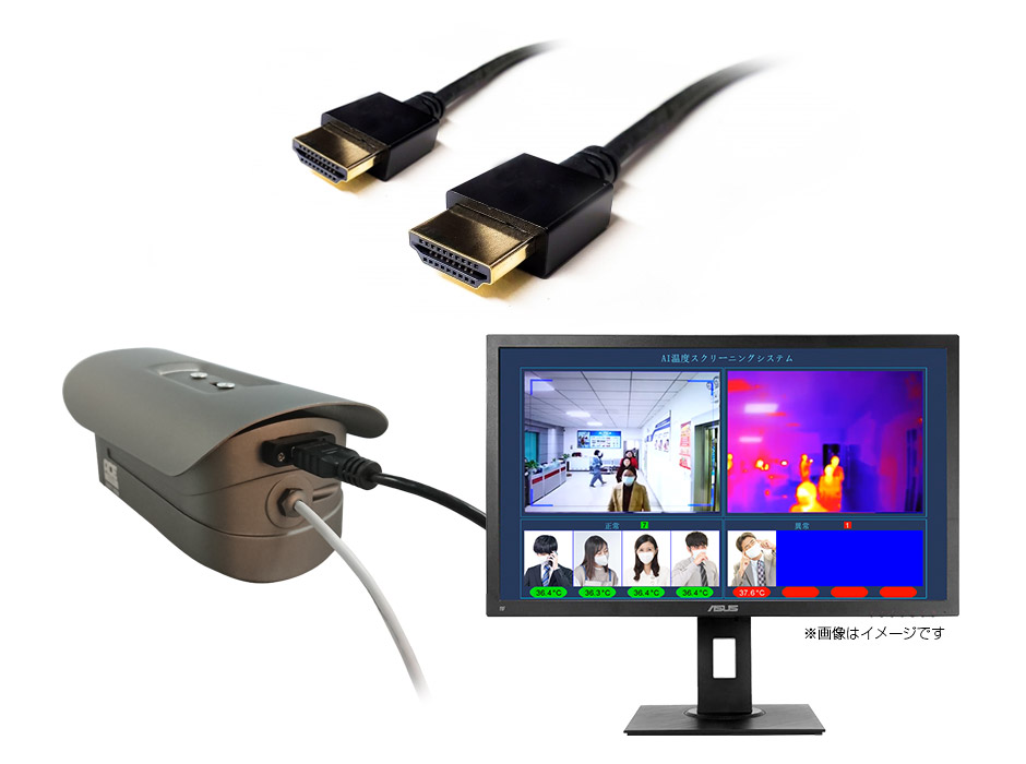 HDMIでモニターに直接接続