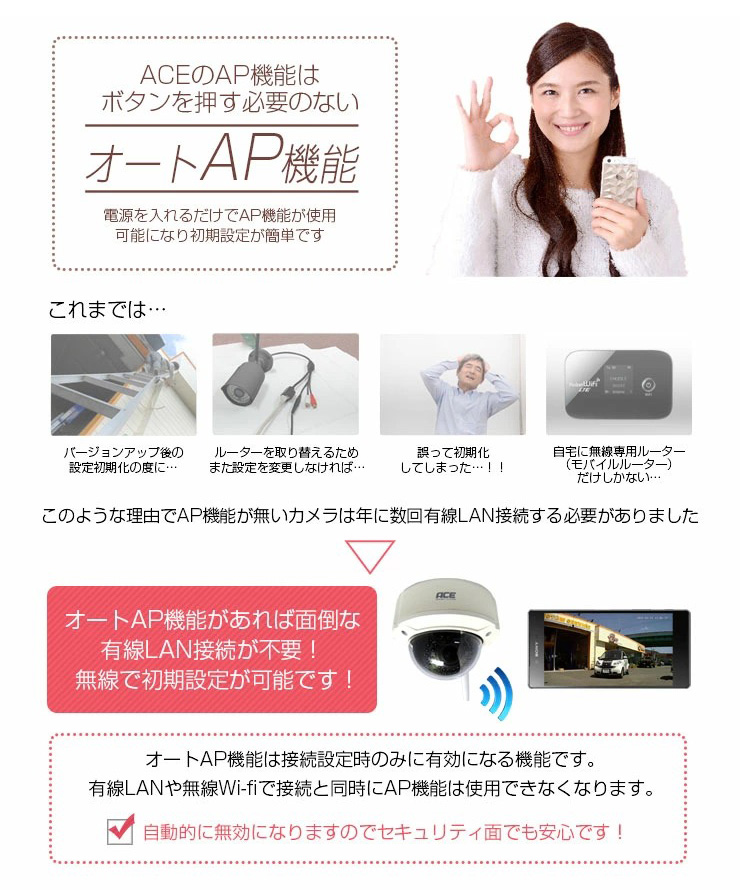 指定した時間に静止画メールが届く